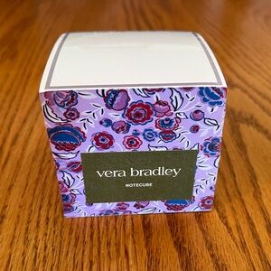 Vera Bradley Notecube in Bubbly Flowers NWT